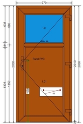 AT-14-DD-Plastové vchodové dveře 97x203cm-DEKOR-DEKOR