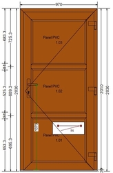 AT-18-DD-Plastové vchodové dveře 97x203cm-DEKOR-DEKOR