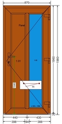 AT-19-DD-Plastové vchodové dveře 87x198cm-DEKOR-DEKOR