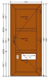 AT-24-DD-Plastové vchodové dveře 87x198cm-DEKOR-DEKOR 